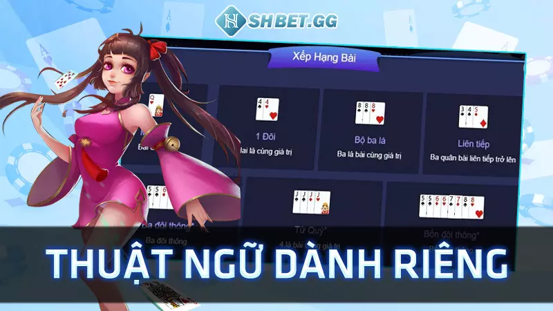 Tiến Lên Miền Nam Cyber Game - Game bài hot nhất 2023 6 Thuật ngữ dành riêng